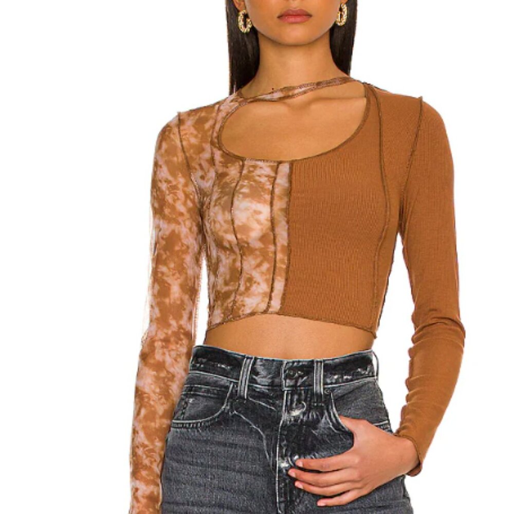 Nylah Split Top - Superdown Revolve - image 1